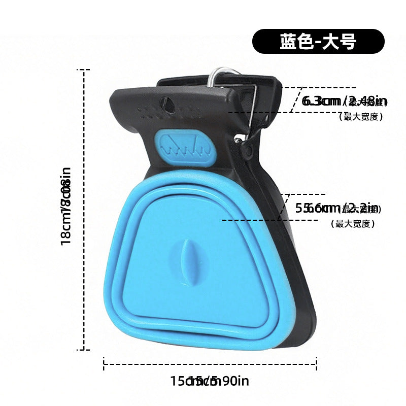 Recogedor de Heces Portátil para Mascotas | Plegable con Bolsa de Basura