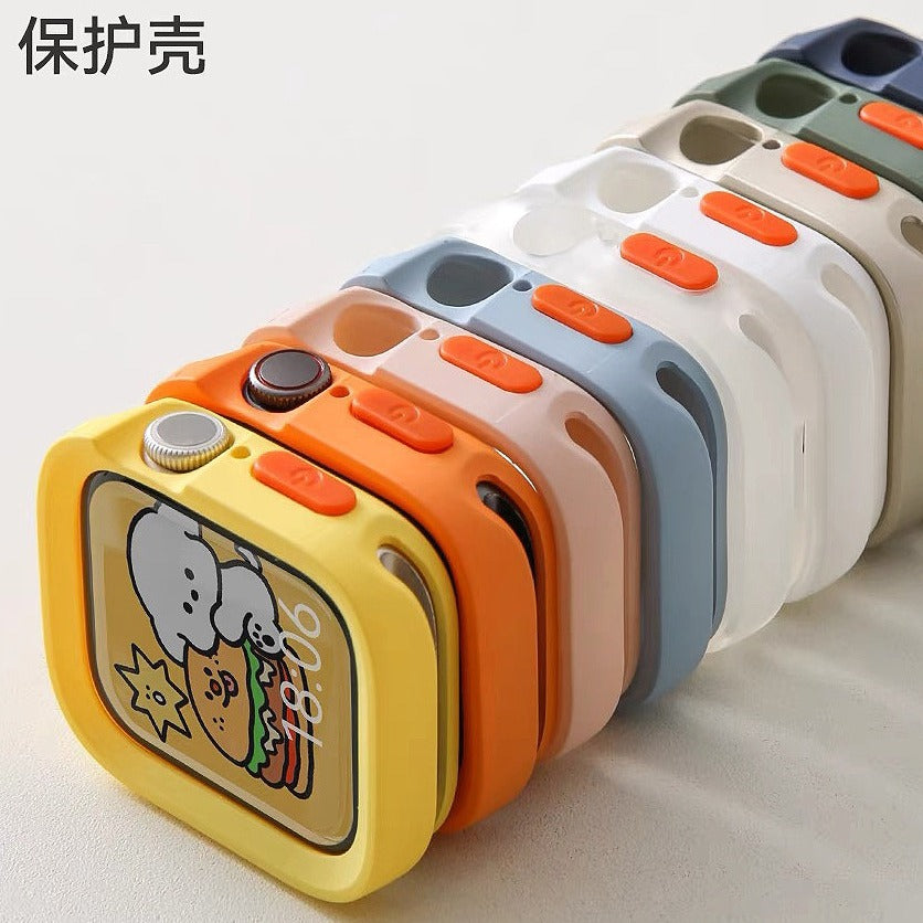 Protective Case for Apple Watch S10: Soft Edge and Anti-Slip