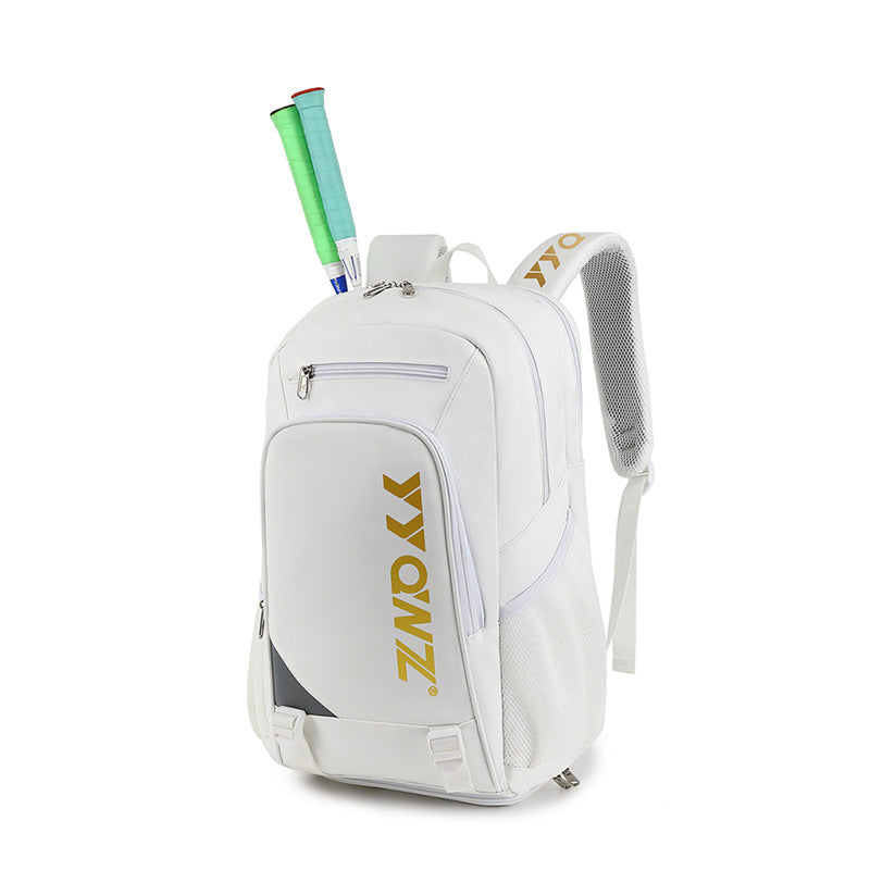 Mochila de Bádminton Unisex – Bolsa de Hombro para 3 Raquetas con Compartimentos Funcionales