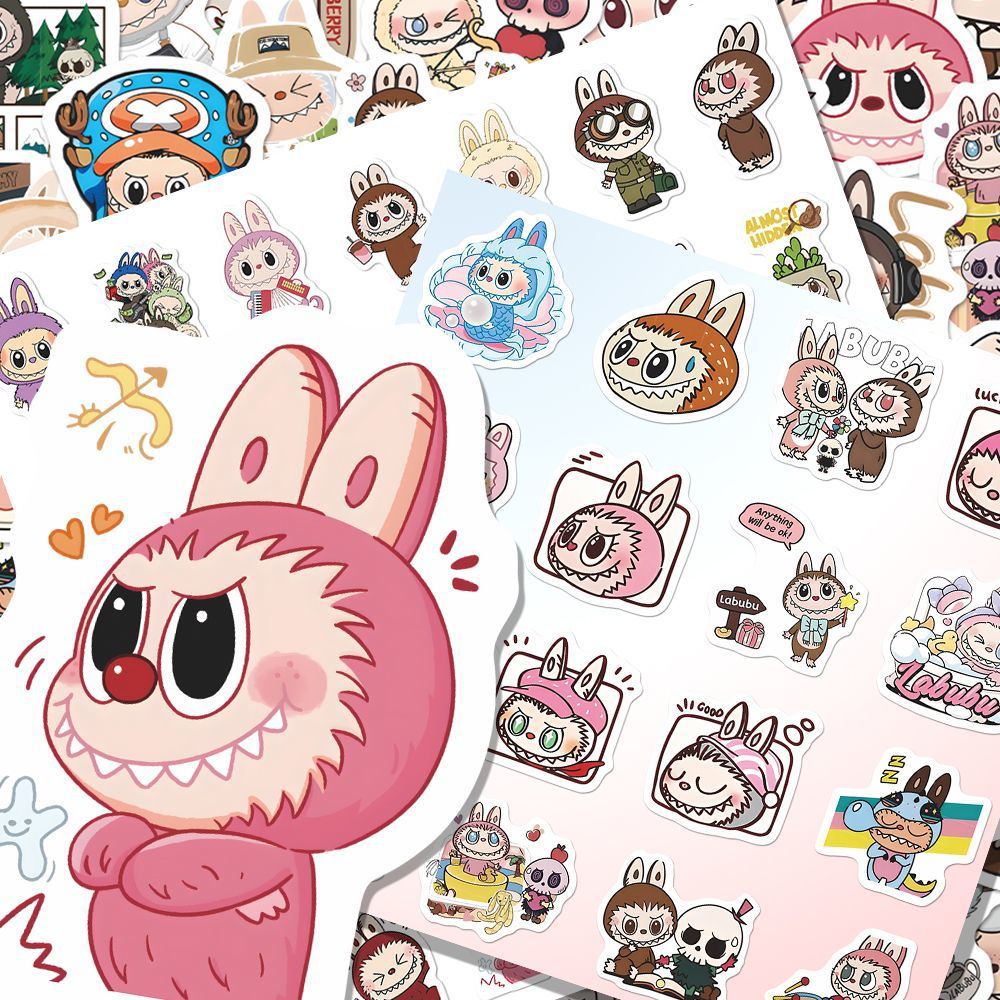 Pegatinas Labubu – Stickers para Decorar,  Cambiar Ropa y Accesorios