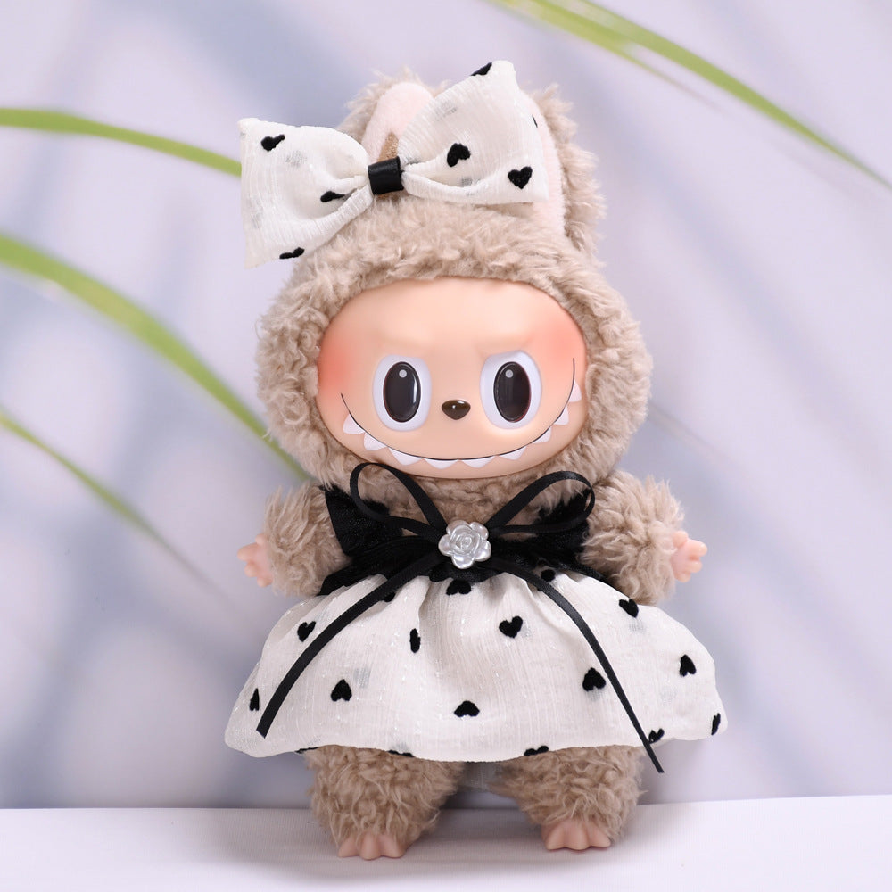 Stitch Story: Compatible with Labubu, Clothing Set, Accessories for 17cm Dolls, Accessories for Labubu (No Doll)