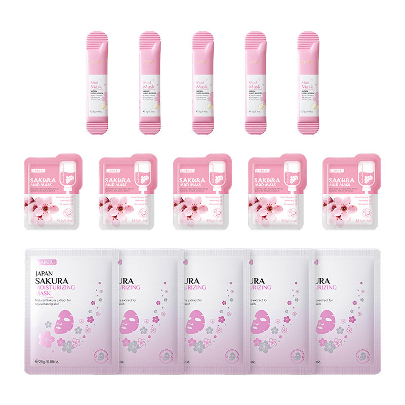 Conjunto de Cuidado Facial LAIKOU Sakura: Hidratación Profunda y Efecto Revitalizante