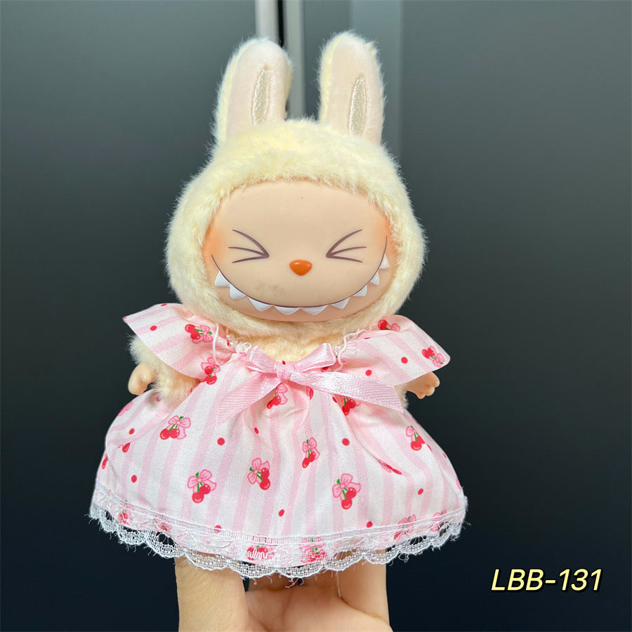 Luxury Style: Compatible with Labubu, Clothing Set, Accessories for 17cm Dolls, Accessories for Labubu (No Doll)