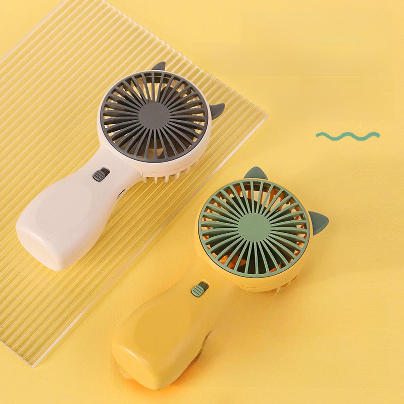 Ventilador portátil silencioso USB recargable con luz: mini ventilador de bolsillo de fábrica