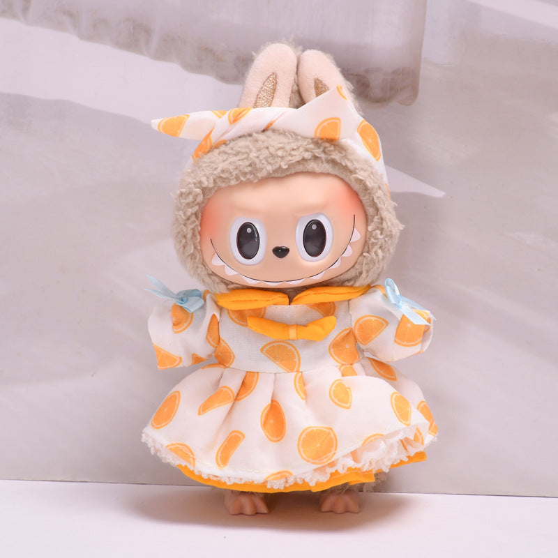 Stitch Story: Compatible with Labubu, Clothing Set, Accessories for 17cm Dolls, Accessories for Labubu (No Doll)