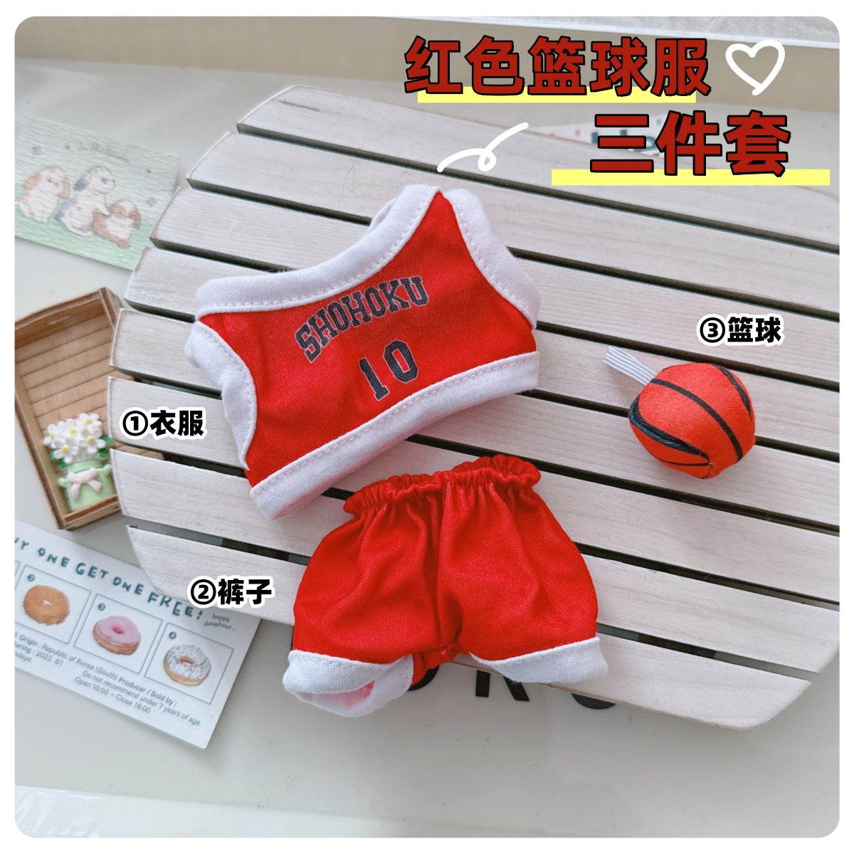 Ropa deportiva para muñecas Labubu de 17 cm – Accesorios para muñecos (muñeca no incluida)