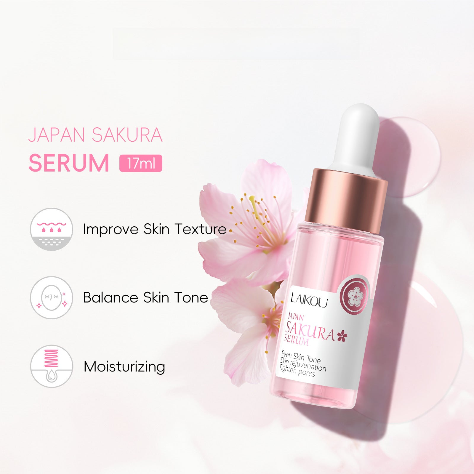 Sérum esencia de cereza japonesa 17 ml – hidratante y reparador