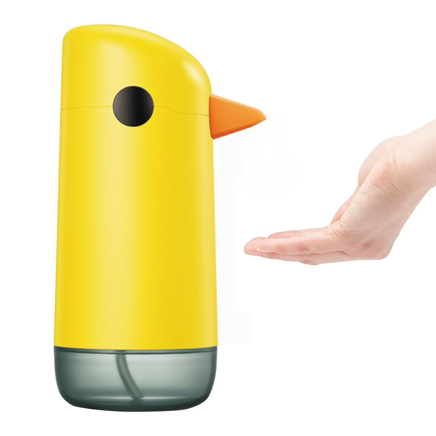 Dispensador Automático de Jabón Patito: Espuma con Sensor Inteligente, Funciona con Pilas