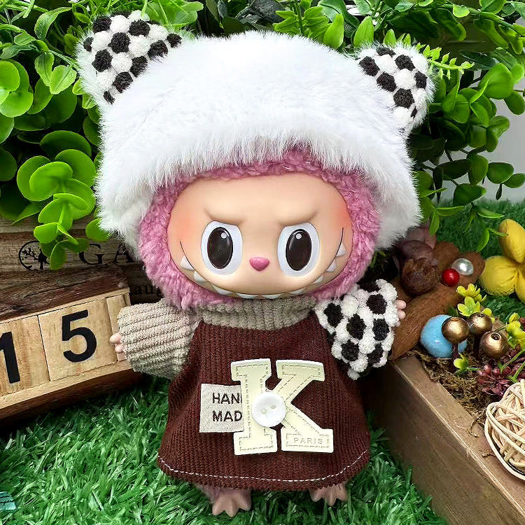 Playeras Streetwear para Muñecos Labubu – Ropa Urbana para Muñecas de 17cm (Muñeca no incluida)