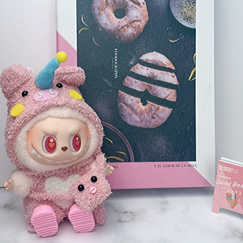 Bonitos conjuntos de Ropa y zapatos para muñecas:Accesorios para labubu de 17cm (Muñeca no incluida)