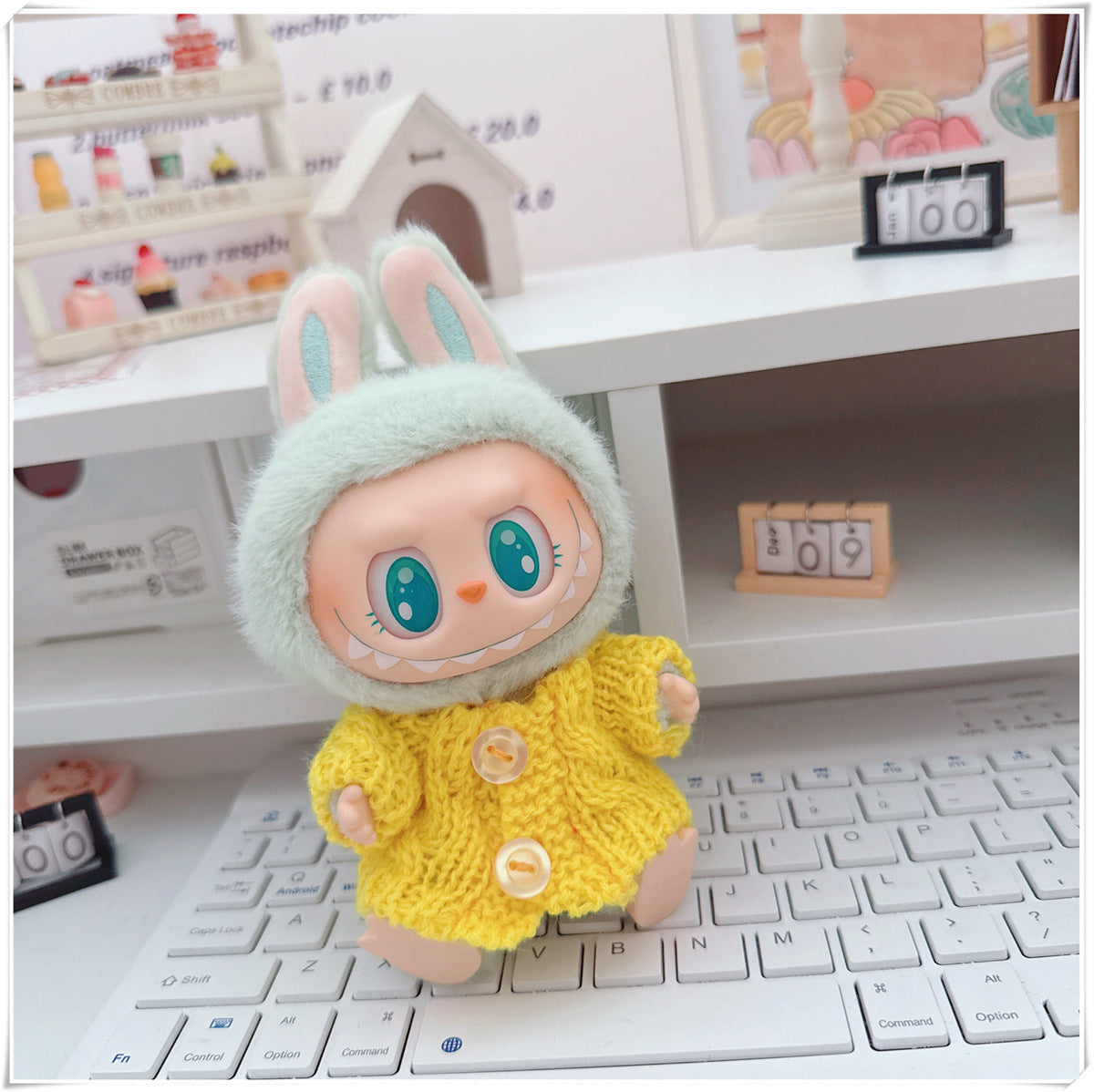 Ropa y accesorios para munecos Labubu, varios diseños divertidos (Muñeca no incluida)