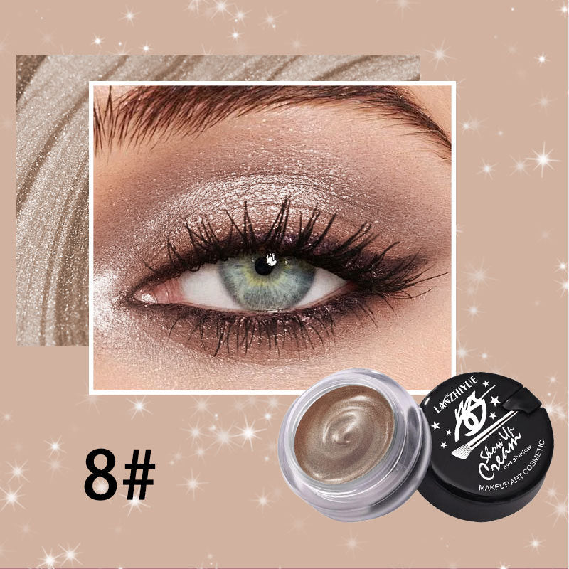 LANZHIYUE Sombra de Ojos Líquida 6 Colores: Efecto Perlado y Brillante para un Maquillaje Luminoso y Deslumbrante