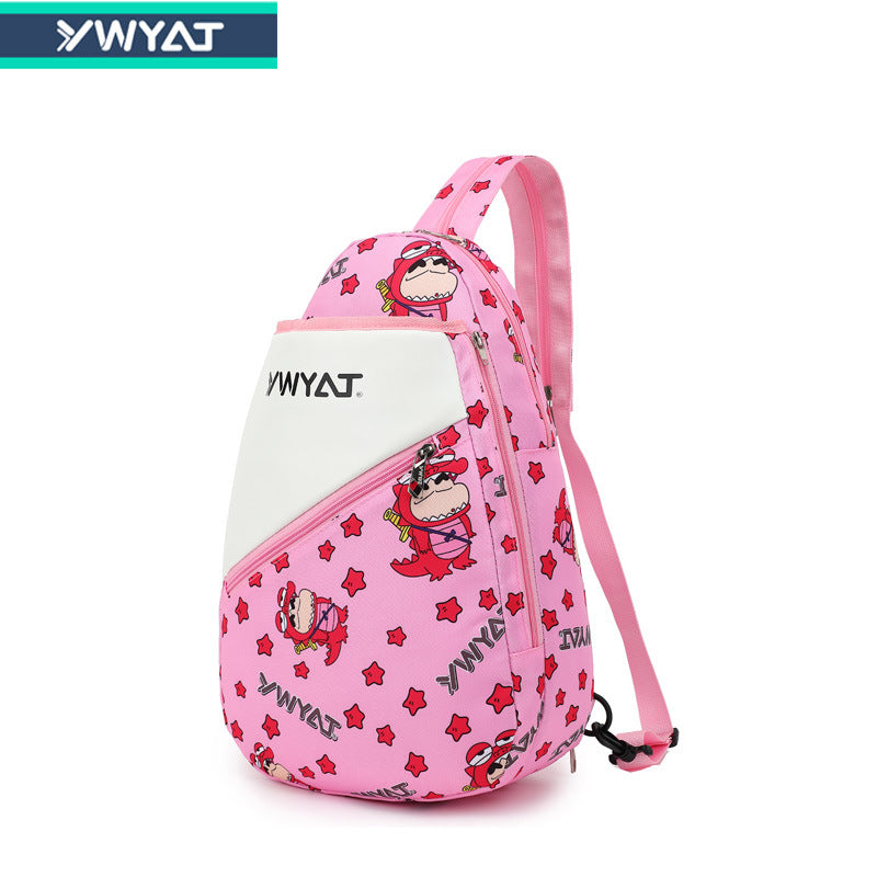 Mochila de Bádminton para Niños – Bolsa Unisex con Compartimento para dos Raquetas