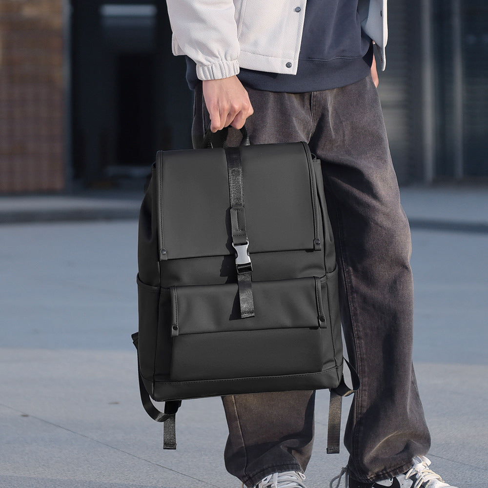 Mochila de doble hombro de nueva colección: gran capacidad, estilo casual, mochila de viaje para hombres