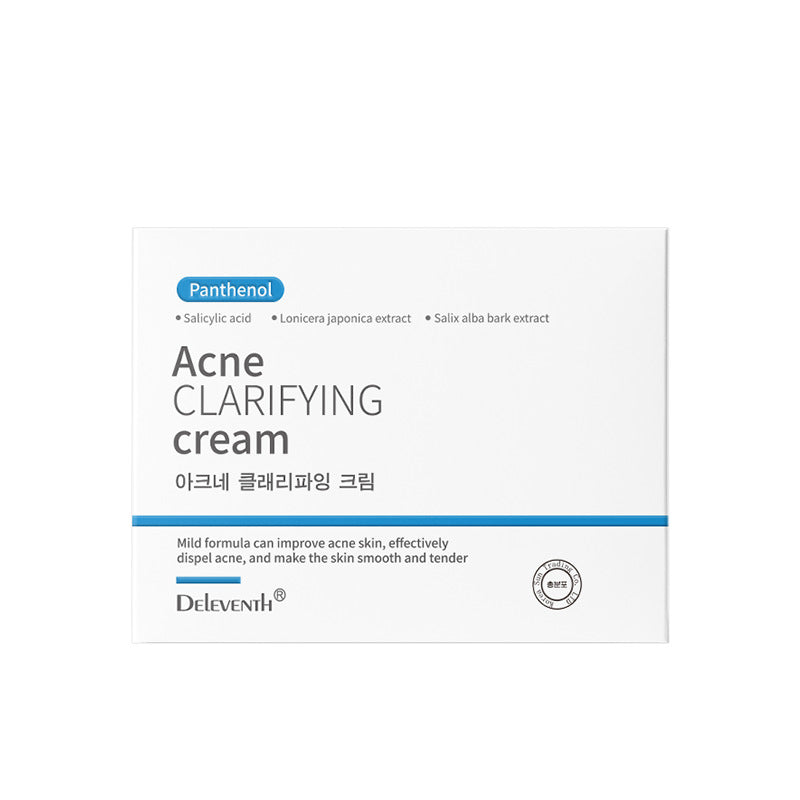 Crema Facial DEleventh con Ácido Salicílico 30g – Formulación Coreana para Piel Grasa o con Tendencia al Acné