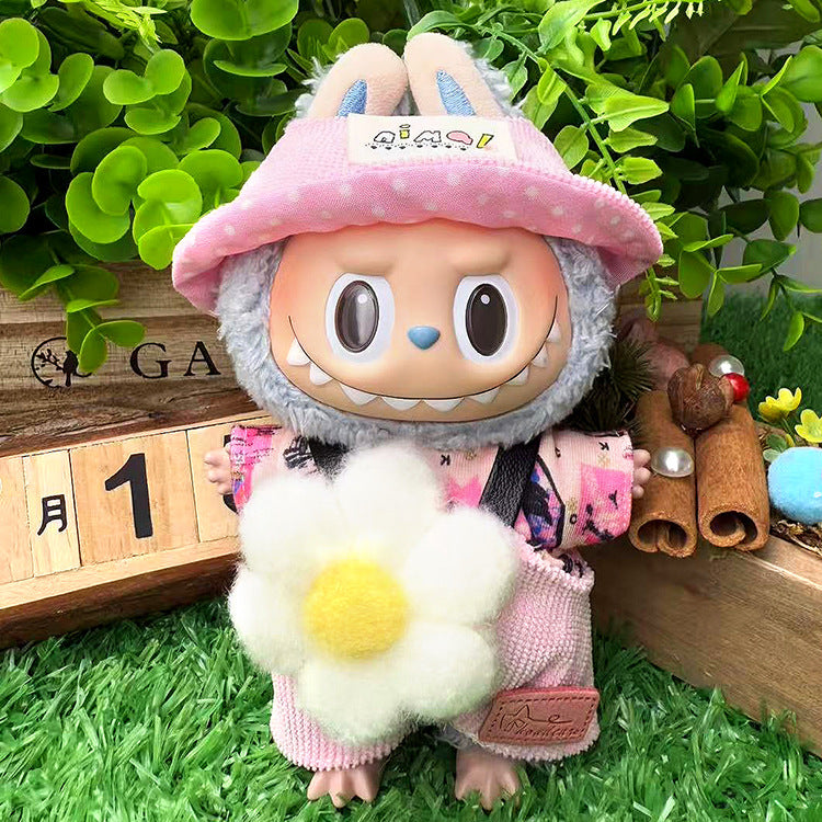 Playeras Streetwear para Muñecos Labubu – Ropa Urbana para Muñecas de 17cm (Muñeca no incluida)