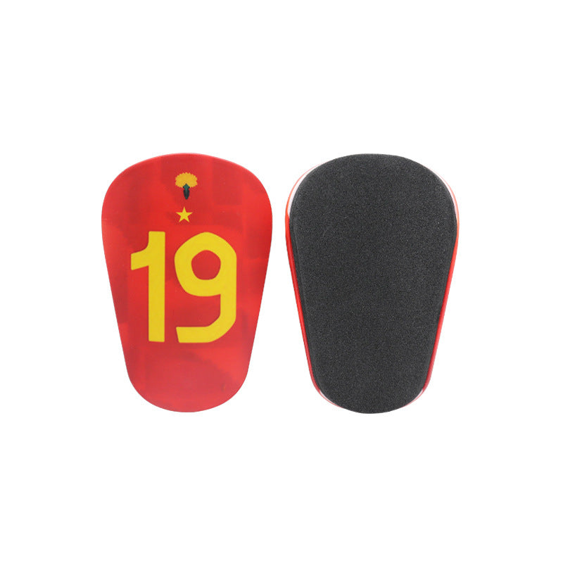 High-Temperature Football Socks with Light Shin Guards for Adults and Kids: Star Number and Foot Protection