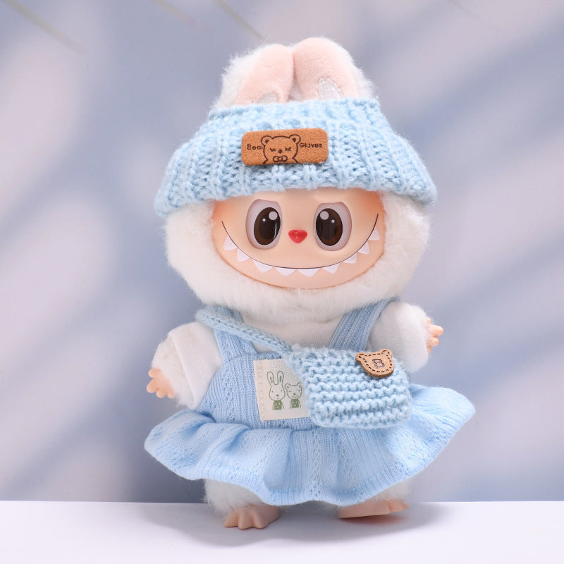 Stitch Story: Compatible with Labubu, Clothing Set, Accessories for 17cm Dolls, Accessories for Labubu (No Doll)