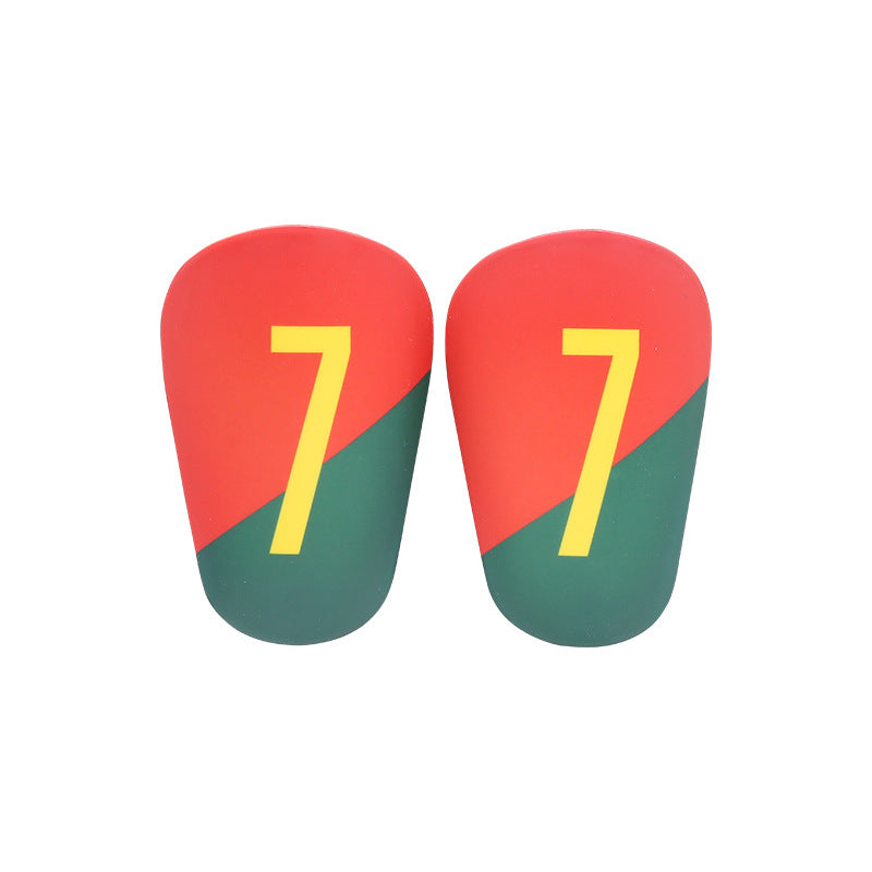 High-Temperature Football Socks with Light Shin Guards for Adults and Kids: Star Number and Foot Protection