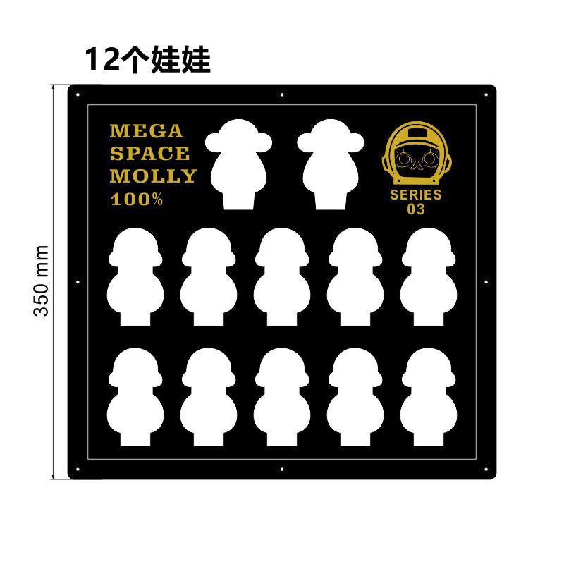 Caja Acrílica de Exhibición para SPACEMolly – Compatible con Blind Box Modelos 1, 2 y 3