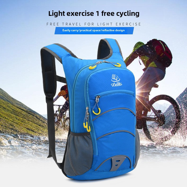 Mochila de senderismo: bolsa de ciclismo ligera con compartimento para agua, ideal para viajes y camping