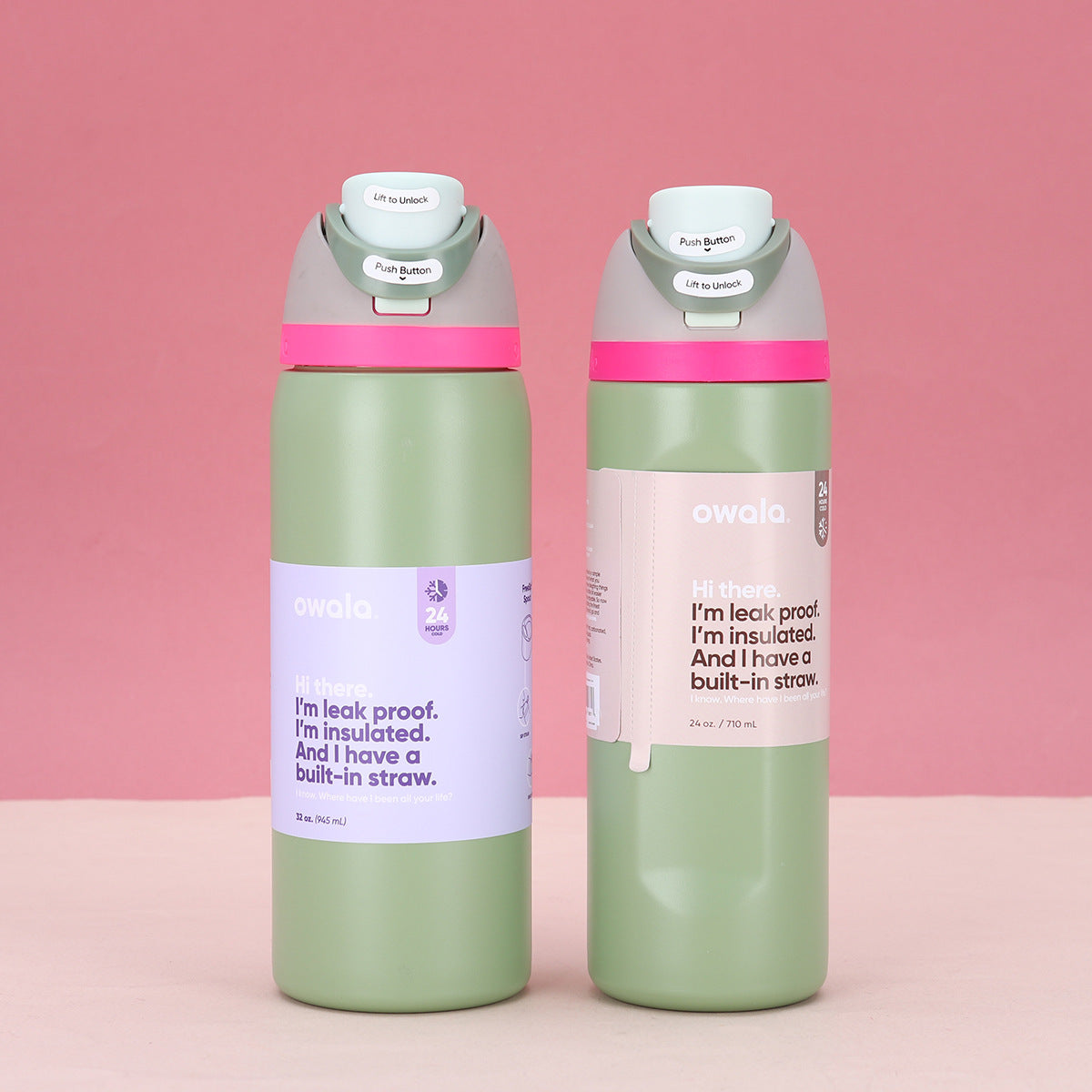 Termo Deportivo de Acero Inoxidable con Boquilla y Asa de Transporte