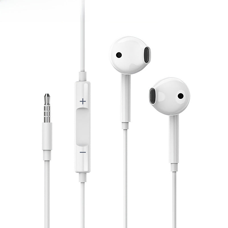 Auriculares Pisen con cable: Semi-in-ear, con conector de 3.5mm, sonido de alta calidad, control de línea, ideales para Android y juegos en movimiento