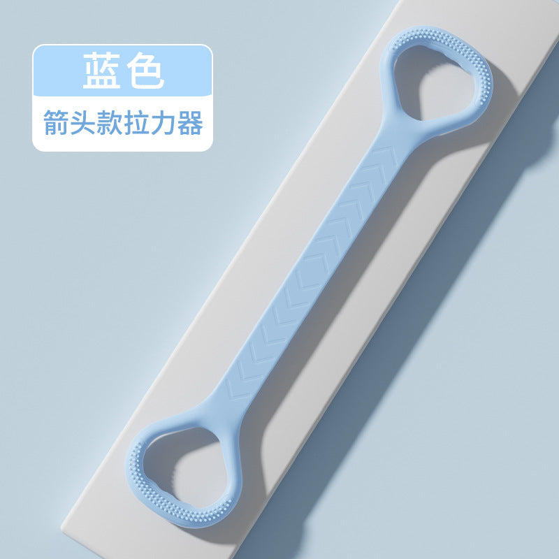 Cuerda de Resistencia en Forma de 8: Banda de Silicona Elástica de Alta Resistencia para Ejercicio, Moldeado Corporal, Entrenamiento de Espalda y Yoga