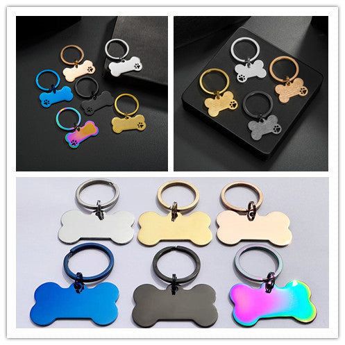 Placa grabable para perro o gato