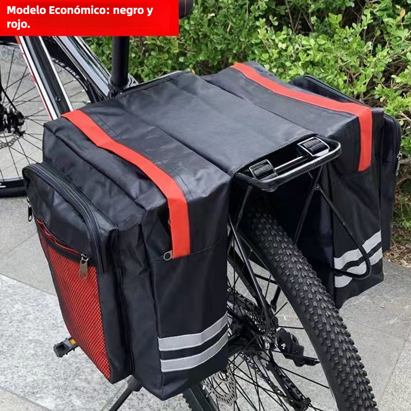 Alforja Trasera para Bicicleta – Portaequipajes Resistente en Varios Diseños