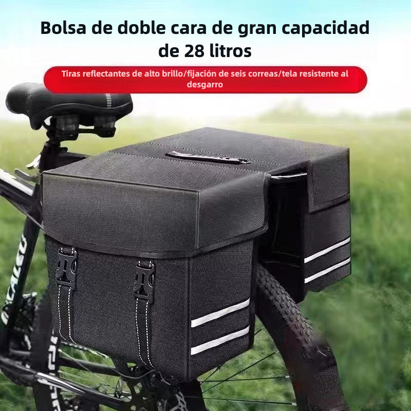 Alforja Trasera para Bicicleta – Portaequipajes Resistente en Varios Diseños
