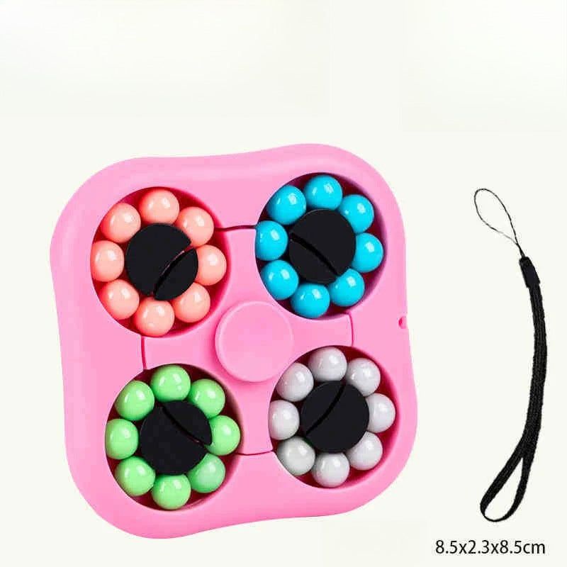 Hand Third Eye: Multicolor Puzzle Cube for Relaxation and Mental Development