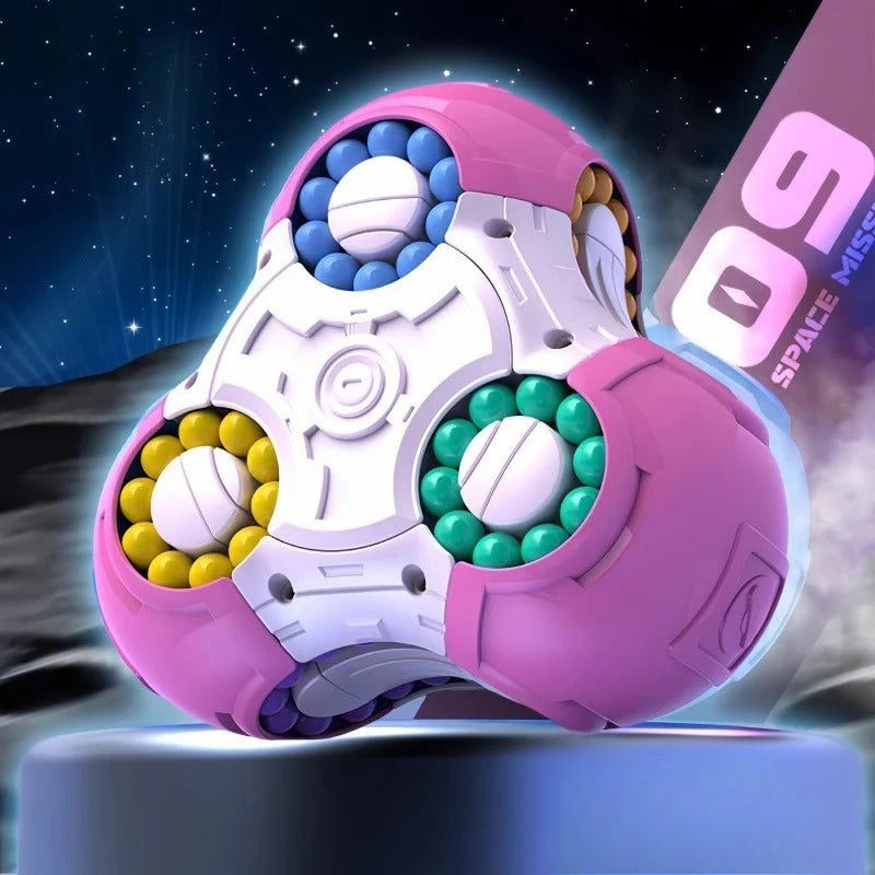 Hand Third Eye: Multicolor Puzzle Cube for Relaxation and Mental Development