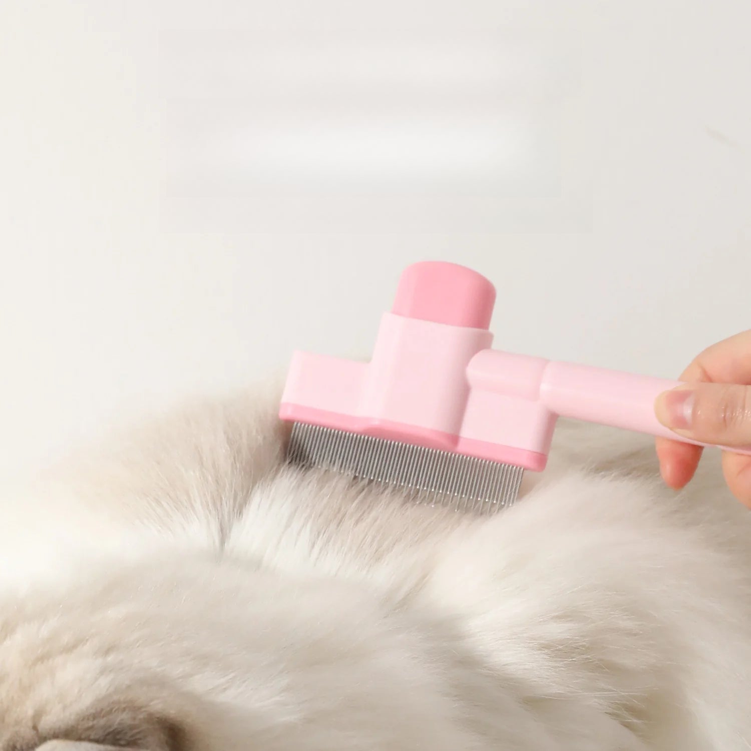 Cepillo para Gatos y Perros: quita pelo y pulgas. Peine de limpieza para mascotas