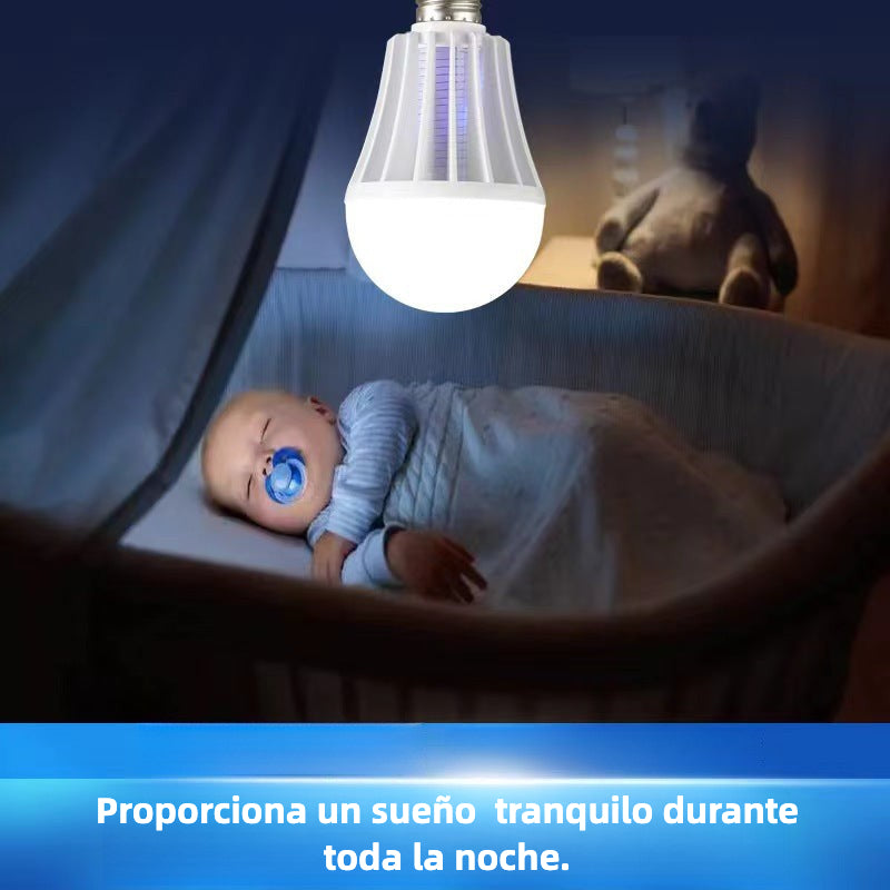 Bombilla LED Antimosquitos 2 en 1 – Luz de Ahorro de Energía y Eliminación de Insectos