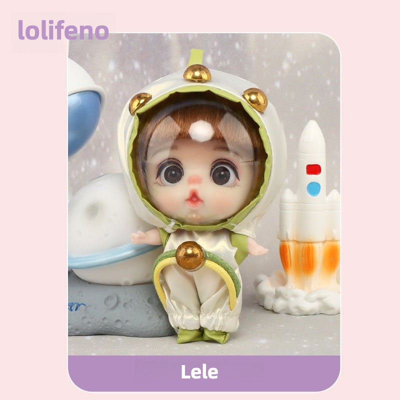 Space Animal Keychain for Girls: Cartoon Character Doll, Birthday Gift & Surprise Box