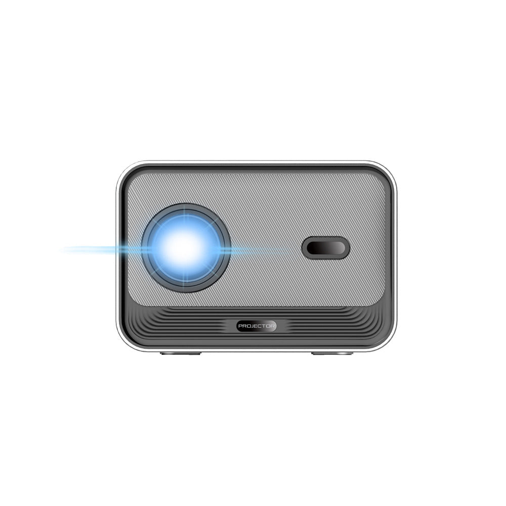 Proyector 4K de alto brillo para hogar inteligente con imagen de alta definición para cine en casa.