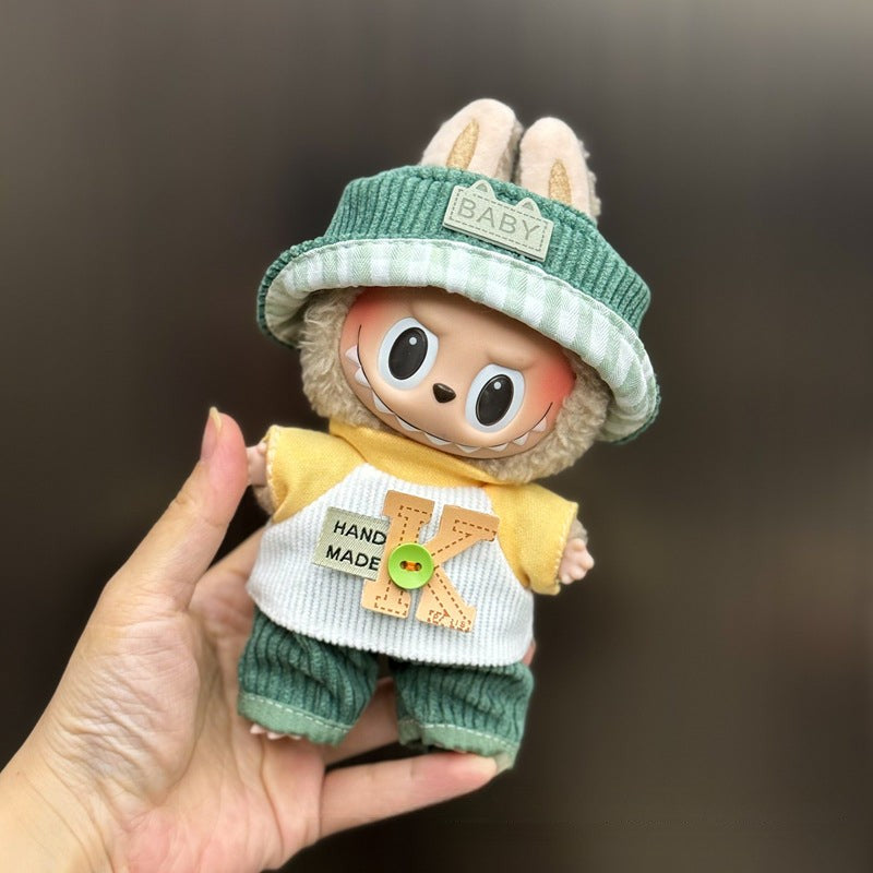 Whimsy Wardrobe: Compatible with Labubu, Clothing Set, Accessories for 17cm Dolls, Accessories for Labubu (No Doll)