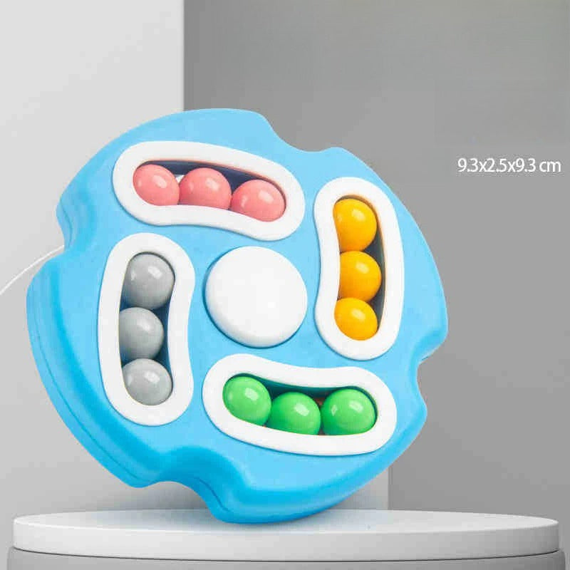 Hand Third Eye: Multicolor Puzzle Cube for Relaxation and Mental Development