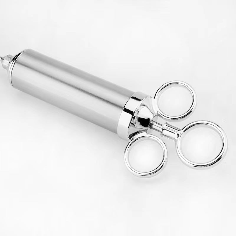 Direct Supply: 2 oz Stainless Steel Turkey Injector Kit for Sauces and Marinades