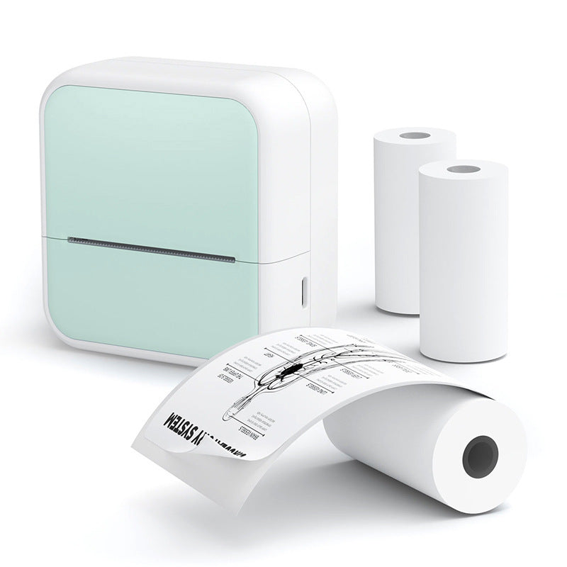 Portable Bluetooth Label Printer: Barcode, Sticky Labels, Commercial & Home Use