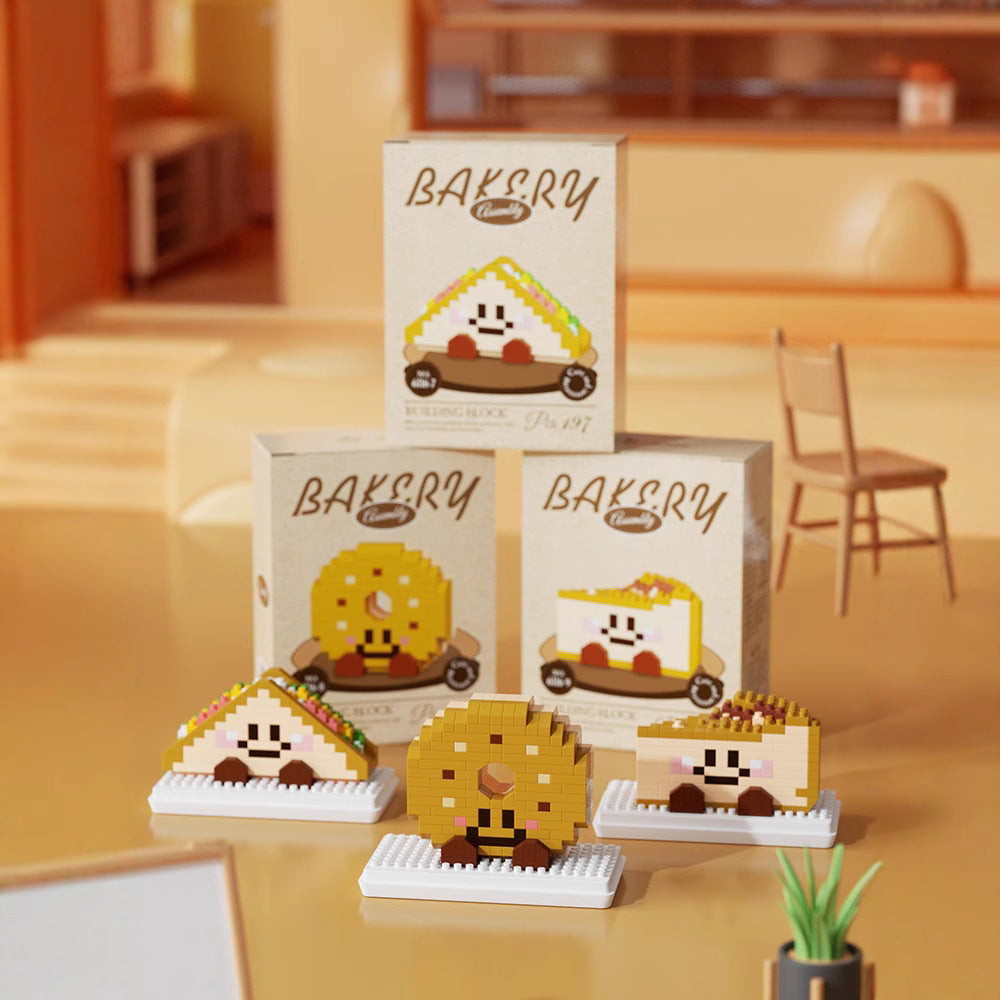 Set de bloques encajables con accesorios de panadería