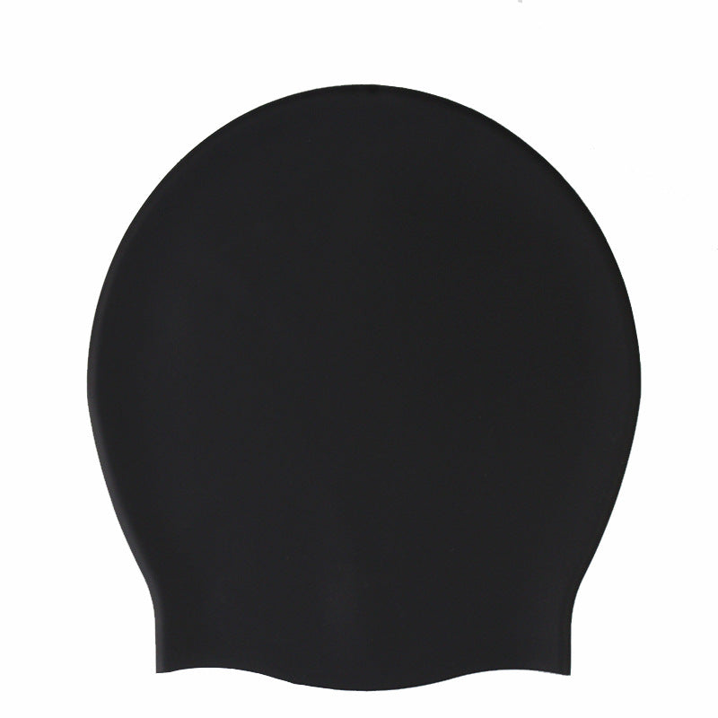 Gorro de Natación de Silicona Antideslizante para Cabello Largo y Rastas – Talla Grande Unisex