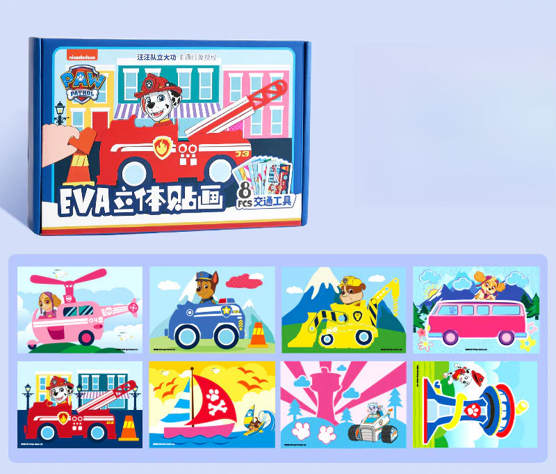 Kit De Manualidades Infantiles Con Pegatinas Educativas