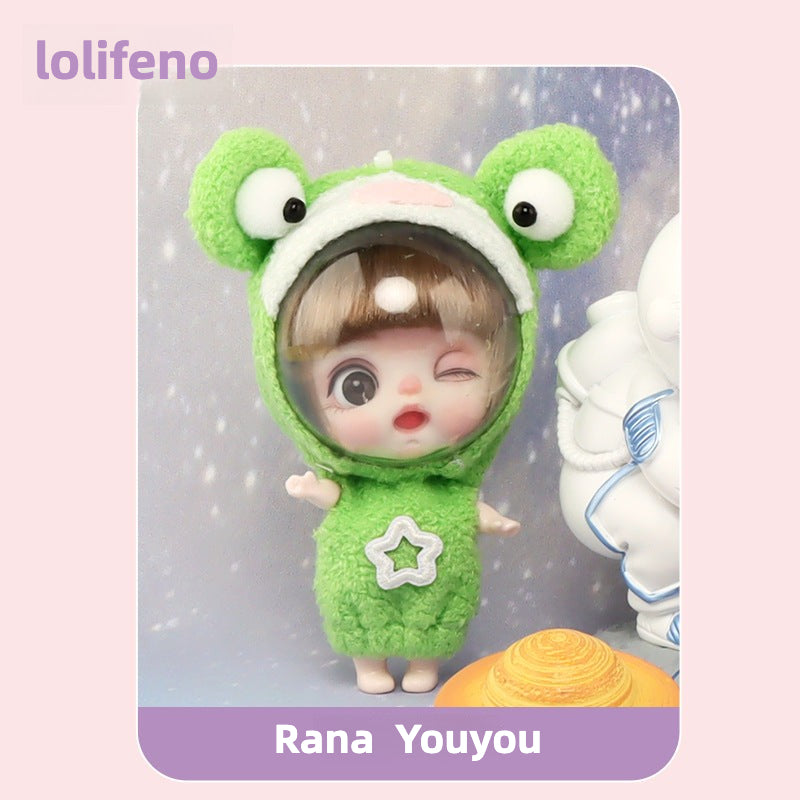 Space Animal Keychain for Girls: Cartoon Character Doll, Birthday Gift & Surprise Box