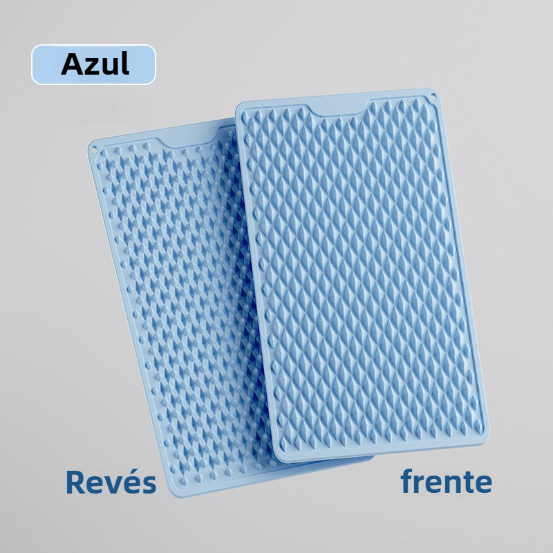 Alfombra de Acupresión Doble Densidad: Plantilla de Silicona para Running y Marcha, Almohadilla de Masaje Gruesa para Pies y Reflexología