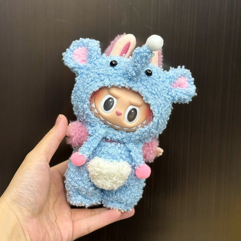 Disfraz Tierno para Muñeca Labubu 17 cm – Accesorios para Personalizar (Muñeca No Incluida)