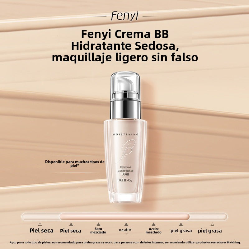 Fenyi BB Cream de Finity: 40g de cobertura natural, oculta imperfecciones y suaviza la piel, resistente al desgaste