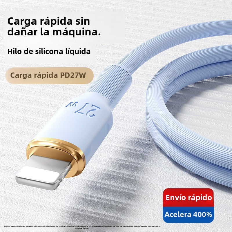 Cable de carga rápida PD de 27 W para puerto Lightning de iPhone