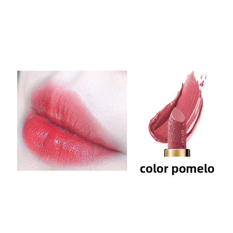 Labial Mate de Terciopelo con Relieve: Tono Rojo Vintage, Nude y Burdeos, Larga Duración, Resistente y Favorecedor